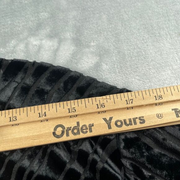 Lord & Taylor Top Womens 1X Velvet Zebra Print Semi-Sheer Vintage Made in USA - Picture 9 of 12